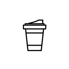 Cup vector icon 