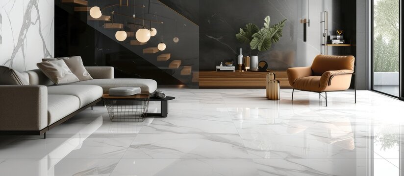 Discover timeless elegance in every detail with sought-after marble and wood textures.