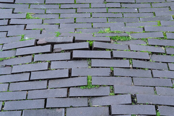 Surface of old European streets