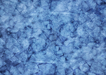 Abstract texture of crushed ice. Background for design, print and graphic resources.  Blank space for inserting text.
