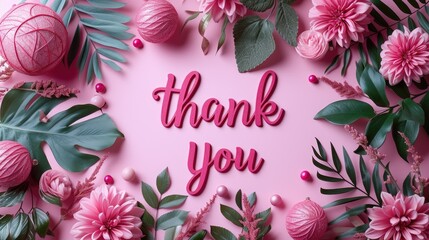 Thank you! text thank you on abstract color background