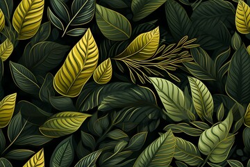 amazon rare plant digital illustration style 