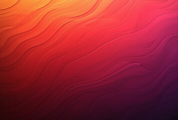 Abstract red and orange wavy background texture.