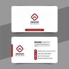 Vector professional modern business card design

