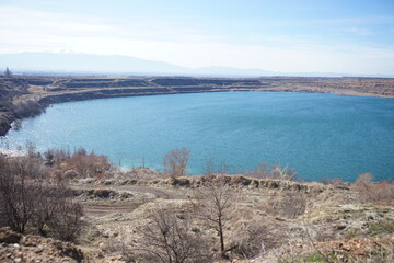 Abandoned flooded mine