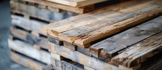 Recycled wood for DIY furniture, carpentry, and rustic crafts, saving environment.