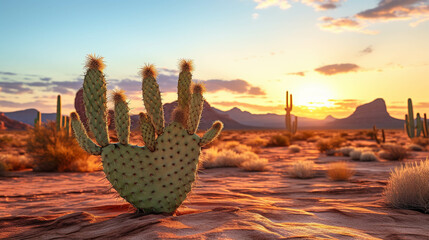 sunset in the desert high definition(hd) photographic creative image - obrazy, fototapety, plakaty