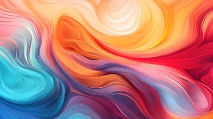 Wandaufkleber abstract colorful background with waves,, abstract colorful background © Ajay