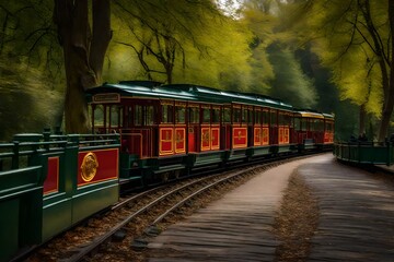 Obraz premium train on the railway