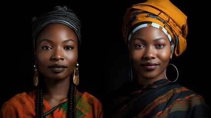 Heritage Elegance of Timeless Culture in Traditional Clothing and Customs - obrazy, fototapety, plakaty