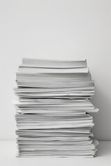 A stack of papers