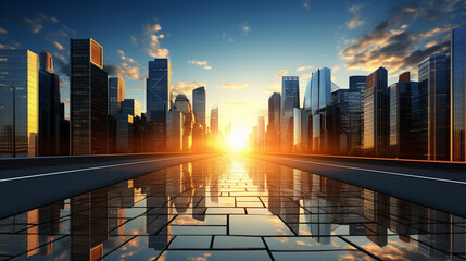 Fototapeta premium city at night high definition(hd) photographic creative image