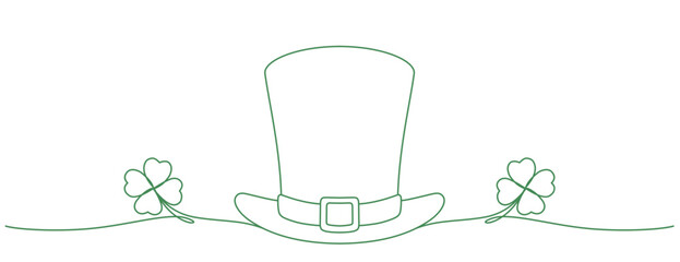 St Patrick vector decoration. Saint Patrick's day background illustration