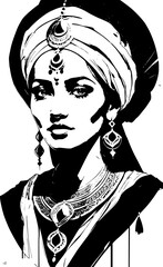 Silent Majesty: Moroccan Goddess