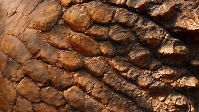 The intricate patterns and textures of a dinosaur skin impression allow us to imagine what these fascinating creatures may have looked like in their natural habitat.