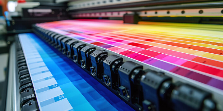 office or professional plotter lag format photocopier or printer with color ribbons for high quality printing services.