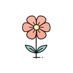 cartoon flower illustration