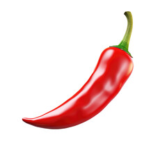Red Chili Pepper; Spicy Capsicum Vector Art; Hot Chili Graphic Design