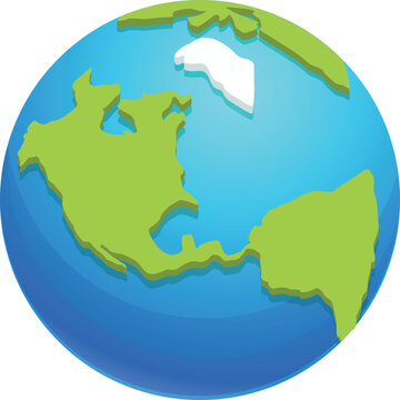 Earth sphere icon cartoon vector. World connect. International network © nsit0108