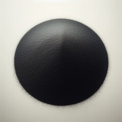 black powder on white
