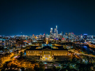Philadelphia at night