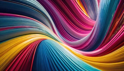 abstract background of glossy color swirls with dynamic smooth perfect flowing wave lines element design for stylish fashion trendy futuristic technology background concept
