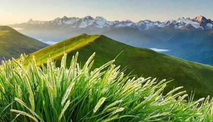 young bunch of grass on a white background vertically - obrazy, fototapety, plakaty