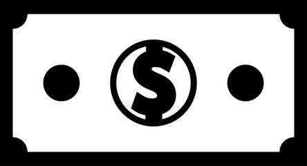 dollar vector icon , illustrator icon dollar
