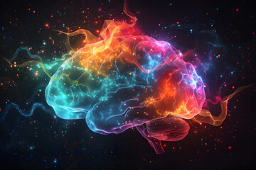 Obraz premium visualization of the energized mind