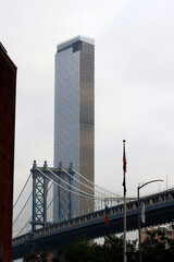 Manhattan Bridge seen from Brooklyn, New York City