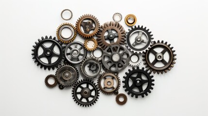 A Bunch of Gears on a Wall