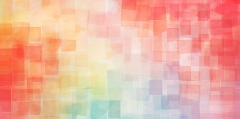Multicolored Background of Squares and Rectangles