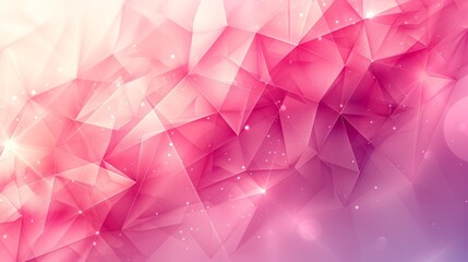 Naklejka premium abstract pink geometric pattern background