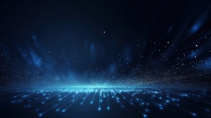 Technology Particle Storm Abstract Background