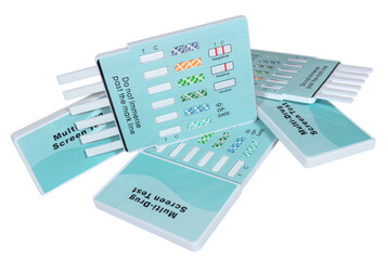 Combined drug screen fast test panels