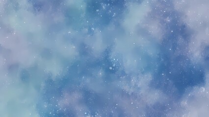 watercolor dark blue clouds