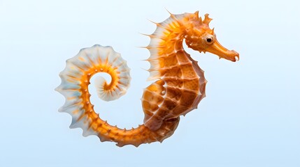 Seahorse isolated on transparent background