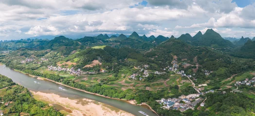 Foto op Plexiglas Guilin Landscape of yangshuo guilin china