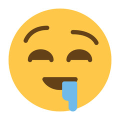 Drooling face emoji icon
