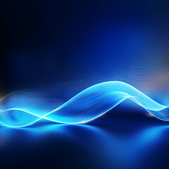 beautiful abstract wave technology background