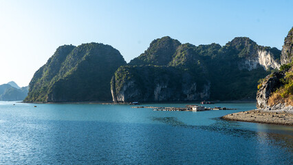 Cat Ba island. Lan Ha bay. Hai phong. Vietnam.