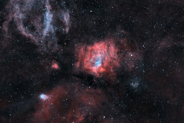 Cosmic nebulae of Cassiopeia