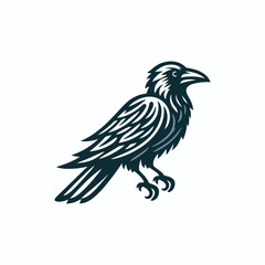 Fototapeta na wymiar crow logo