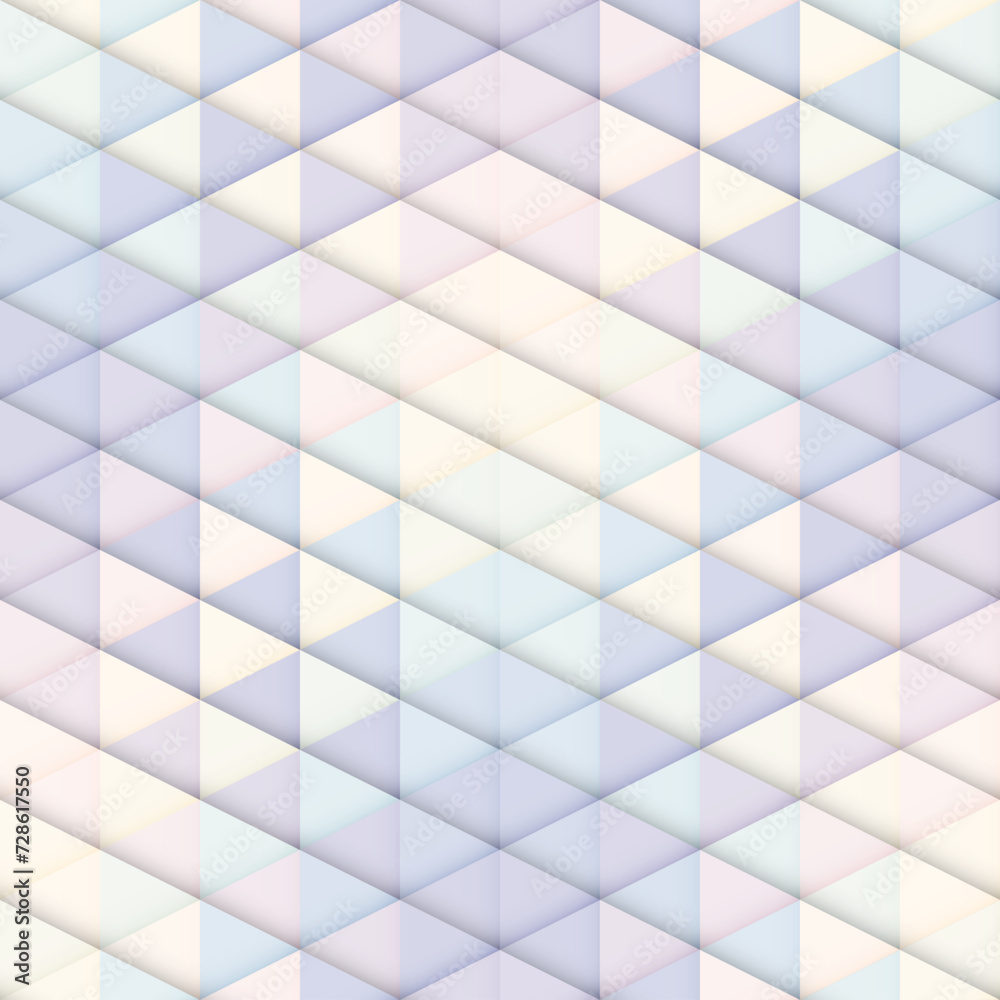 Poster Geometric seamless vector pattern. Abstract mosaic background.