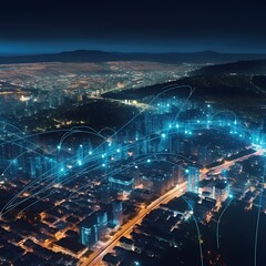 Smart City Connectivity Concept