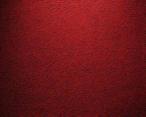 Red-colored textured carpet background viewed flat, from above