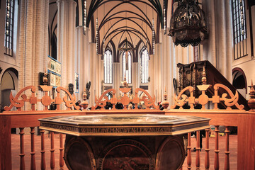 Interior of the Church - Kirche - Background - Concept - Religion - Architecture