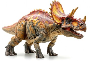 Fototapeta premium Gigantic dinosaur — a fearsome, prehistoric predator with a powerful presence and menacing claws.