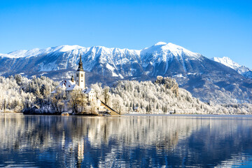 lake in winter