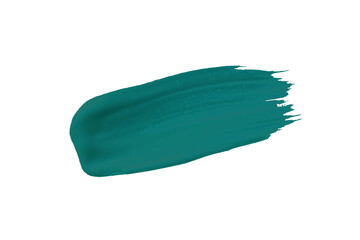 Green watercolor background. Artistic hand paint. Isolated on transparent background.